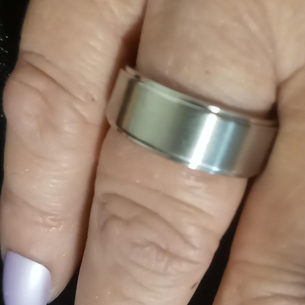 JFSG Wedding band stainless  size 8.5 - Picture 4 of 7